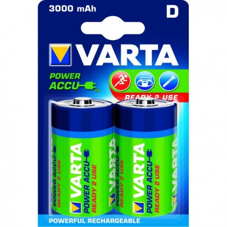 Piles rondes rechargeables HR20 D Varta