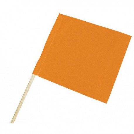 Fanion de signalisation coloris orange