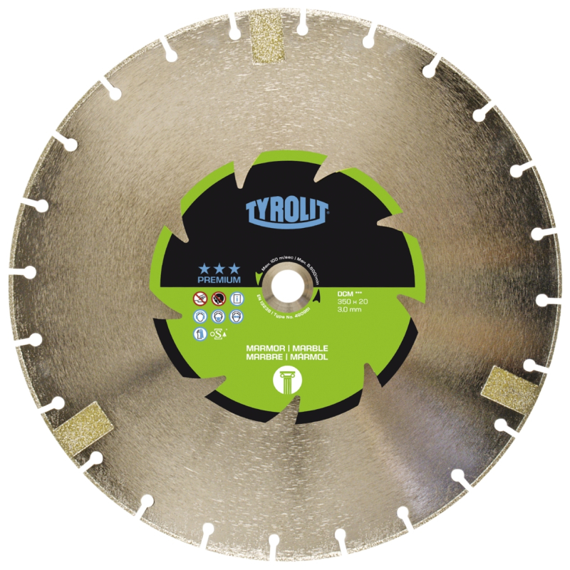 Disque PVC Tyrolit, alésage 20mm Disque PVC Tyrolit, alésage 20mm
