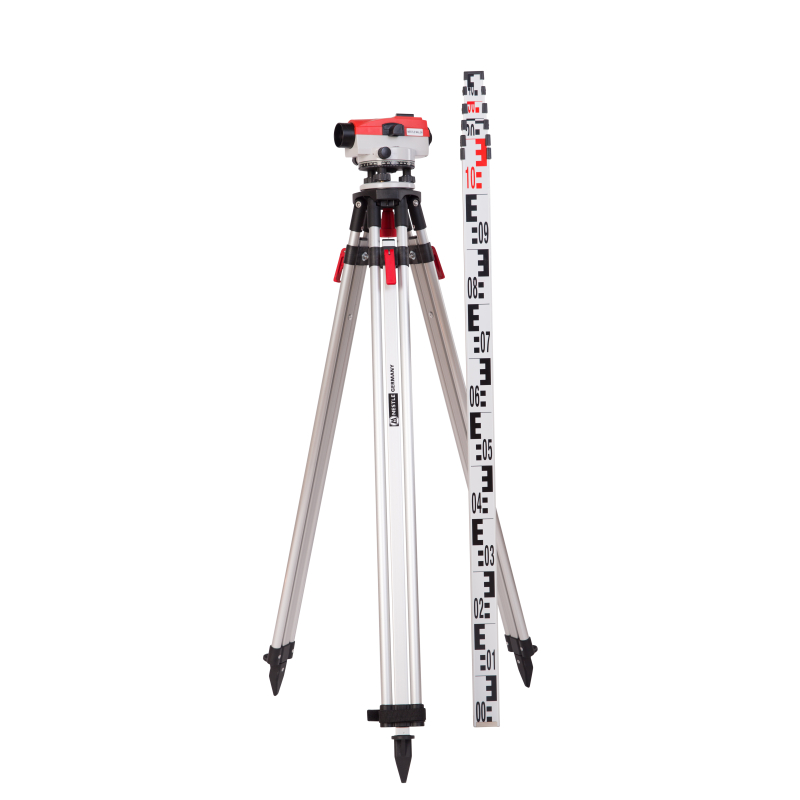 Kit niveau optique NAL24 avec trépied aluminium et mire télescopique Nestle grossissement X24 Kit niveau optique NAL24 avec trépied aluminium et mire télescopique Nestle grossissement X24