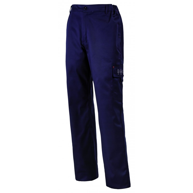 Pantalon de protection, tissu retardateur de flamme, 350 gm2 Pantalon de protection, tissu retardateur de flamme, 350 gm2