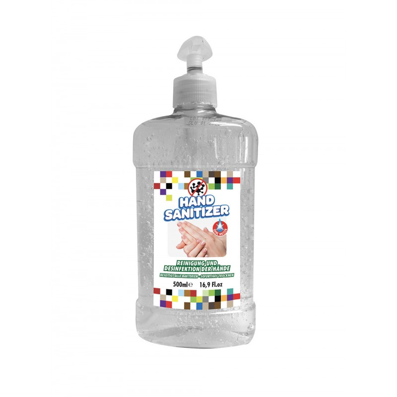 Gel hydroalcoolique 500ML avec pompe Gel hydroalcoolique 500ML avec pompe