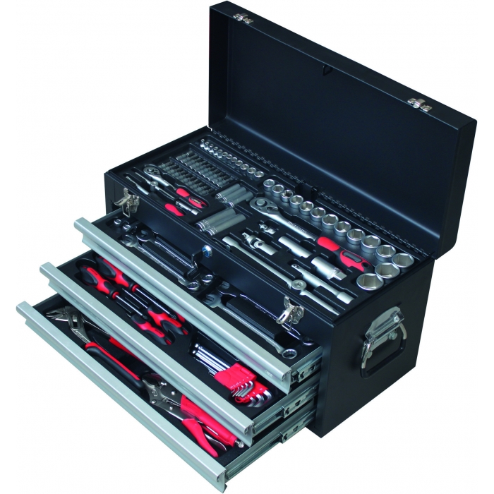 Coffre 3 tiroirs avec 108 outils EQUINOXE