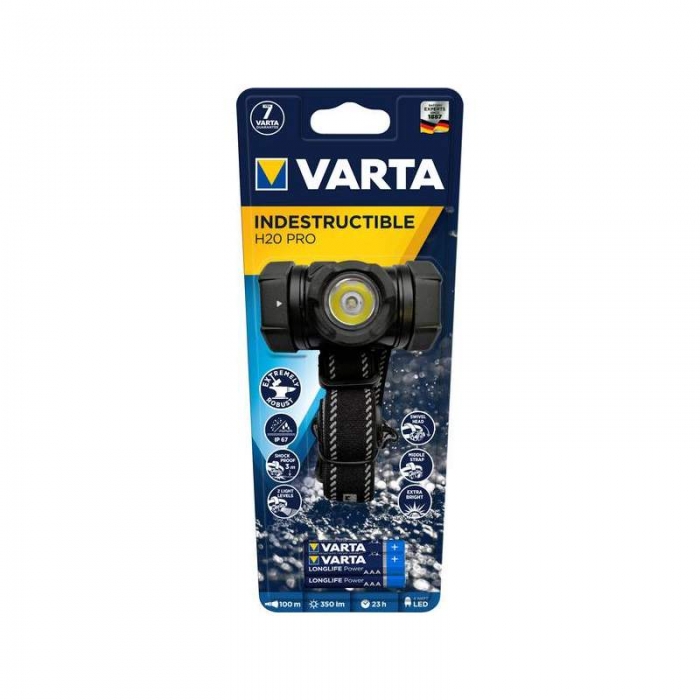 Lampe frontale indestructible H20 Pro Varta