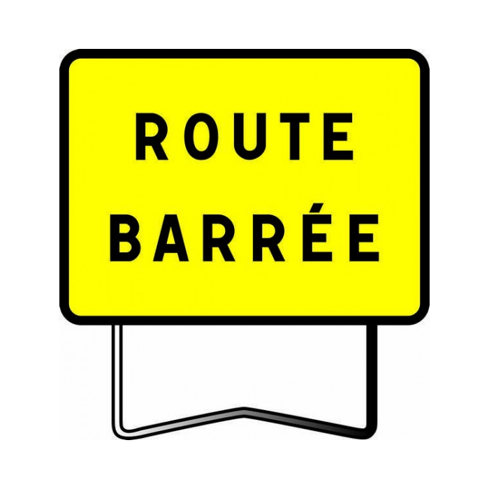 Panneau KC1 "Route barrée"