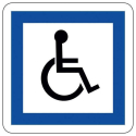 Panneau CE14 Installations accessibles aux personnes handicapées à mobilité réduite