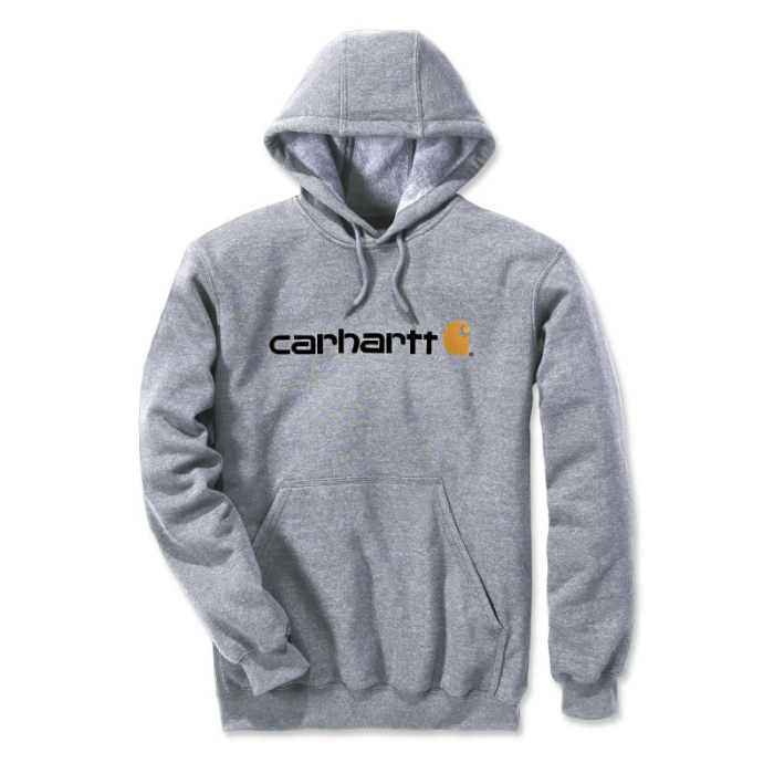 Sweat à capuche gris clair Signature Logo Hooded Carhartt