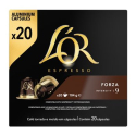 Lot 20 capsules l'OR Espresso Forza n°9
