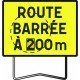 Panneau KC1 "Route barrée", avec disque de distance modulable