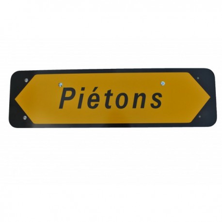 Panneau KD22a "Piétons" sur pied